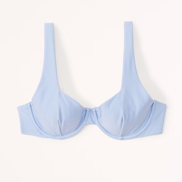 Abercrombie & Fitch Wide Strap Striped Underwire Bikini Top - Picture 2 of 3